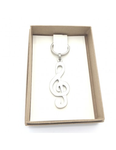 LLAVERO METAL NOTA MUSICAL