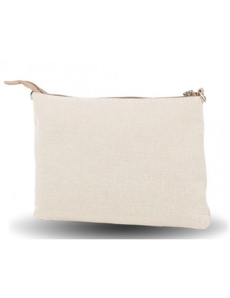 BOLSO DE MANO BANDOLERA DEVOTA Y LOMBA CUTTED TAUPE