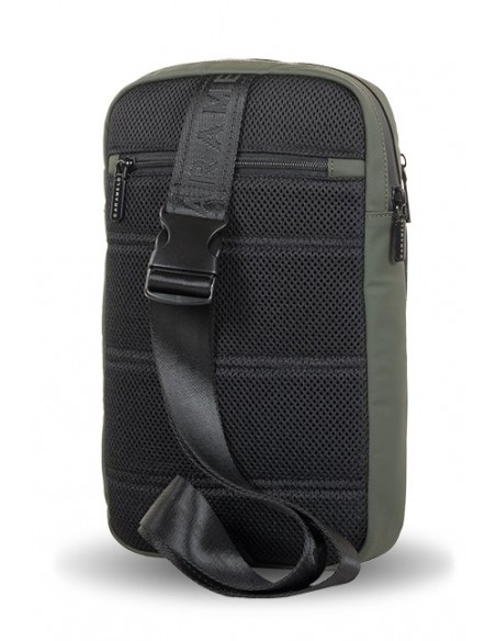 BANDOLERA CARAMELO MOCHILA NYLON KAKI