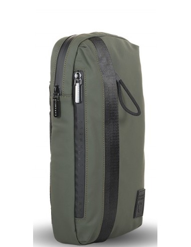 BANDOLERA CARAMELO MOCHILA NYLON KAKI