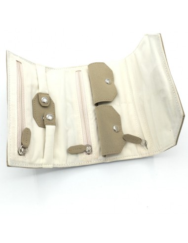 JOYERO DE VIAJE POLIPIEL CON APLIQUE...