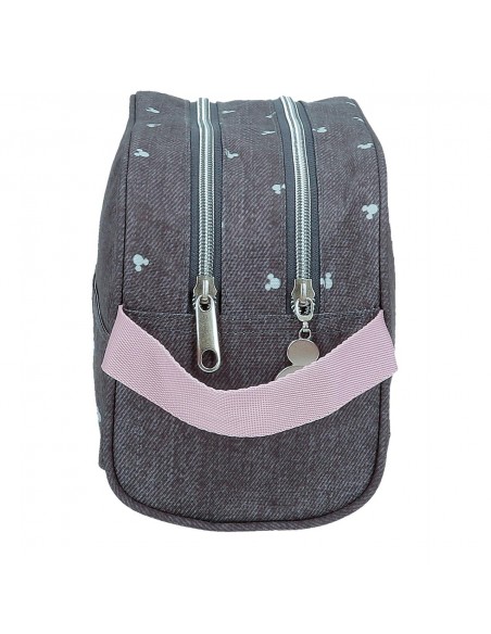 NECESER MICKEY STUDS DOBLE COMPARTIMENTO