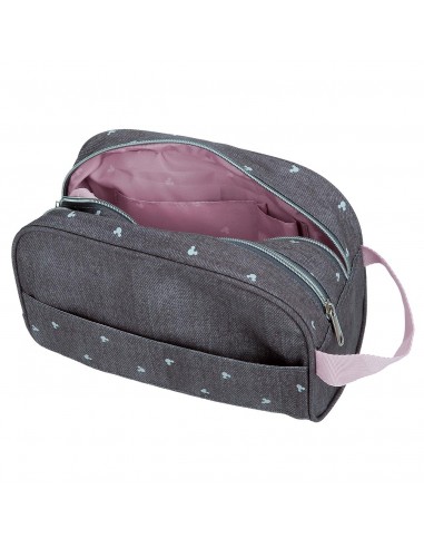 NECESER MICKEY STUDS DOBLE COMPARTIMENTO