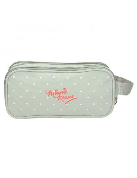 ESTUCHE MINNIE WILD NATURE TRIPLE COMPARTIMENTO
