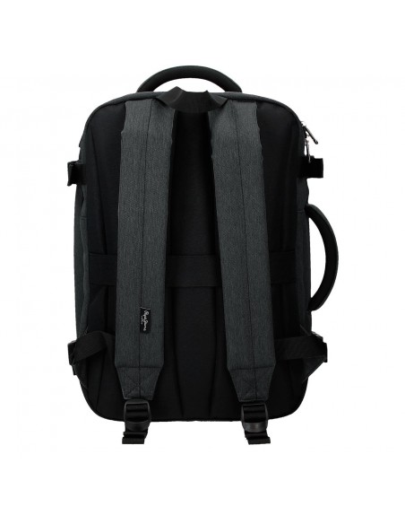 MOCHILA DE VIAJE CON PORTAORDENADOR PEPE JEANS JARVIS NEGRO