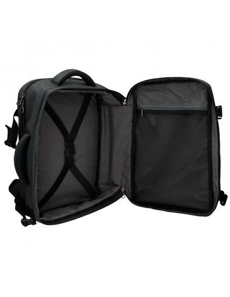MOCHILA DE VIAJE CON PORTAORDENADOR PEPE JEANS JARVIS NEGRO