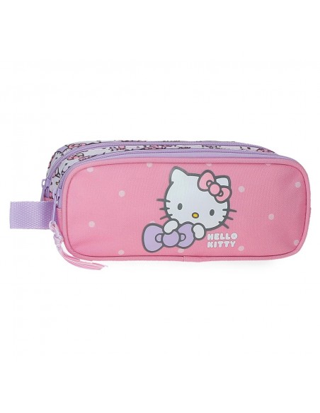 ESTUCHE DOS COMPARTIMENTOS HELLO KITTY MY FAVOURITE BOW