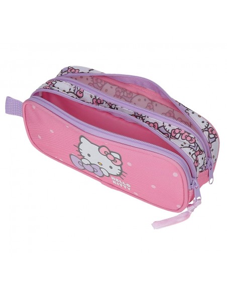 ESTUCHE DOS COMPARTIMENTOS HELLO KITTY MY FAVOURITE BOW