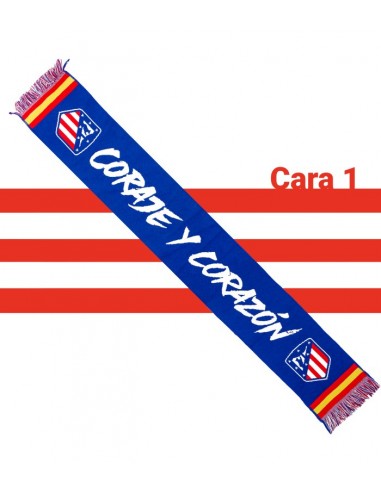 BUFANDA ATLETICO DE MADRID CORAJE Y...