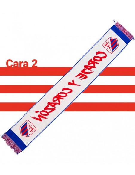 BUFANDA ATLETICO DE MADRID CORAJE Y CORAZON ESPAÑA