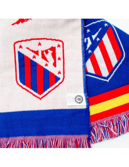 BUFANDA ATLETICO DE MADRID CORAJE Y CORAZON ESPAÑA