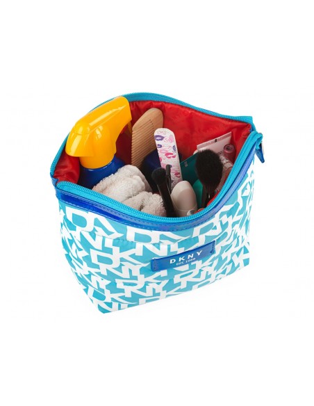 NECESER DKNY SIGNATURE PUFFER NEGRO