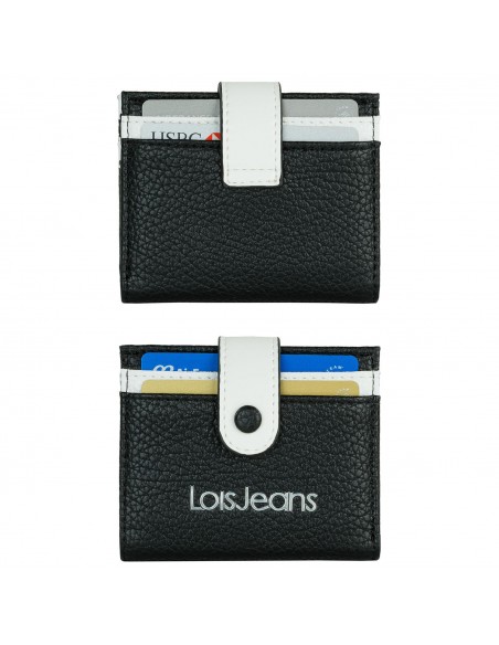 TARJETERO BILLETERO LOIS NEACOLA PIEL SINTETICA