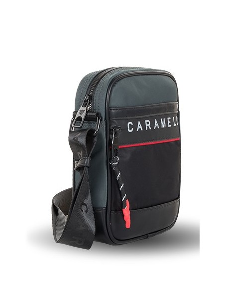 BANDOLERA CARAMELO MEDLEY BICOLOR PEQUEÑA