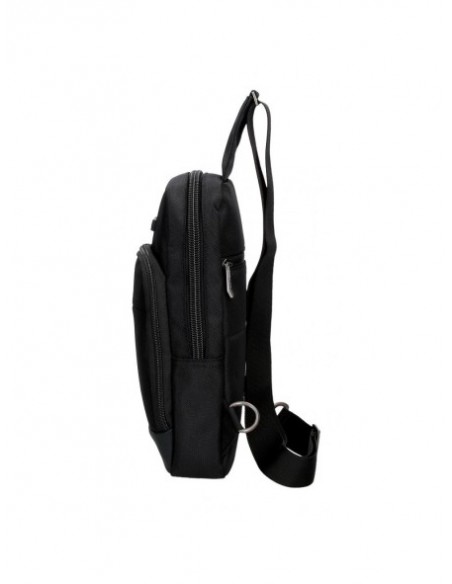 BANDOLERA CRUZADA MOVOM BUSTER NEGRO