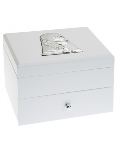 JOYERO COMUNION CON CAJON PLATA CALIZ...