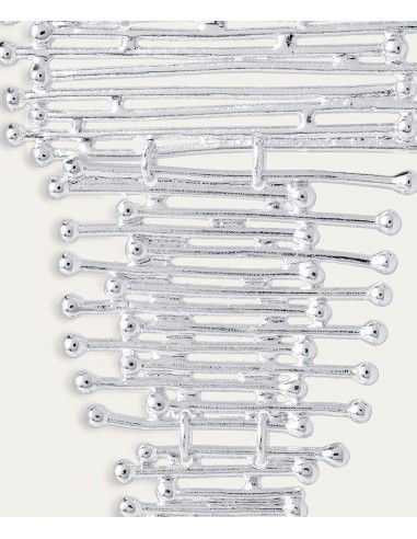 COLLAR REDOSA CHAPADO PLATA TIRAS...