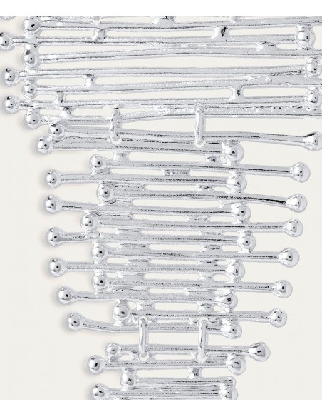 COLLAR REDOSA CHAPADO PLATA TIRAS VIDAL & VIDAL