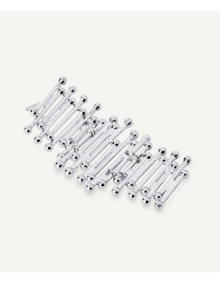 PENDIENTES LARGOS REDOSA CHAPADO PLATA DE PRIMERA LEY VIDAL & VIDAL