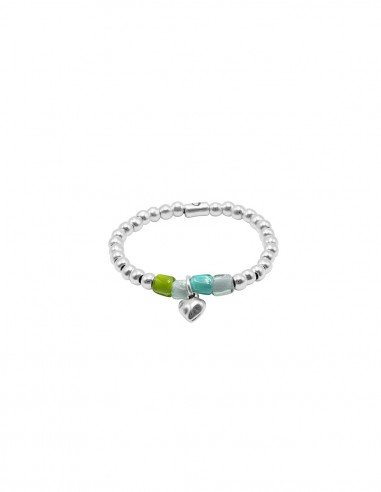 PULSERA CORAZÓN CICLON