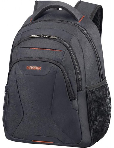 MOCHILA AT WORK NEGRA NARANJA 15.6...