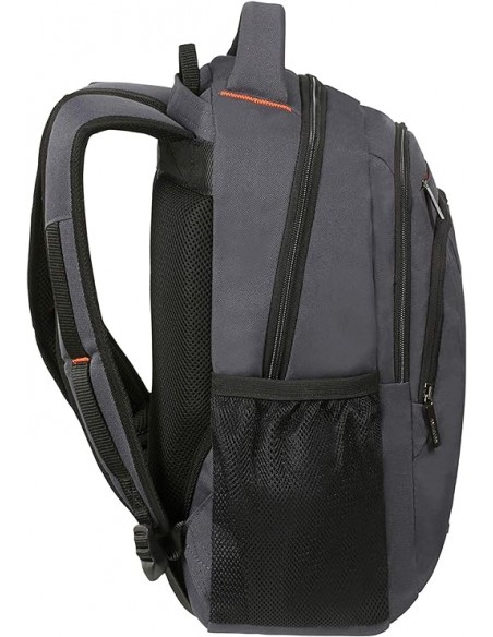 MOCHILA AT WORK NEGRA NARANJA 15.6 AMERICAN TOURISTER