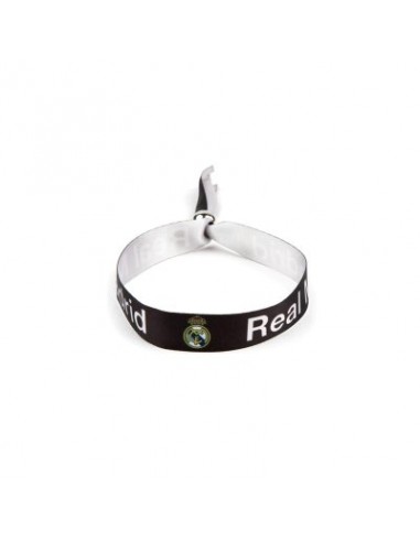 PULSERA REAL MADRID TELA NEGRA