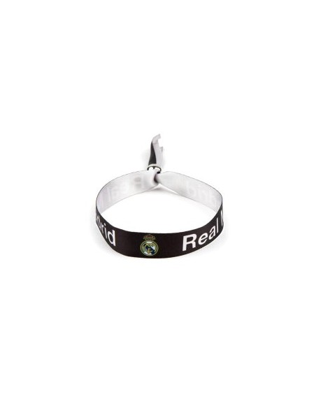 PULSERA REAL MADRID TELA NEGRA