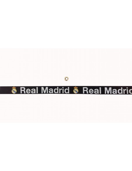 PULSERA REAL MADRID TELA NEGRA