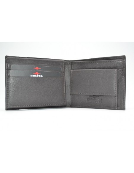 BILLETERO CHARRO AMERICANO CON MONEDERO Y GOMA