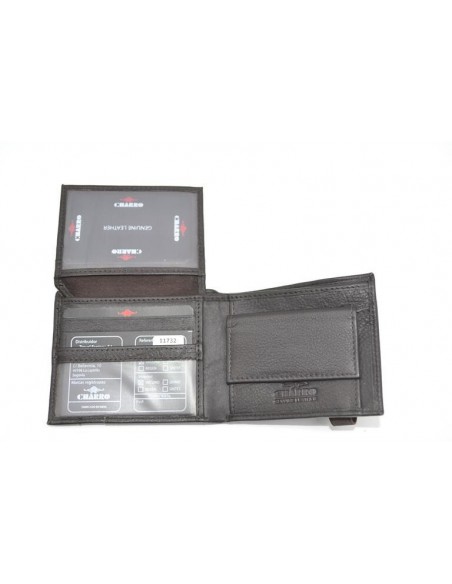 BILLETERO CHARRO AMERICANO CON MONEDERO Y GOMA