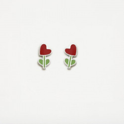 PENDIENTES GREEN CORAZON...