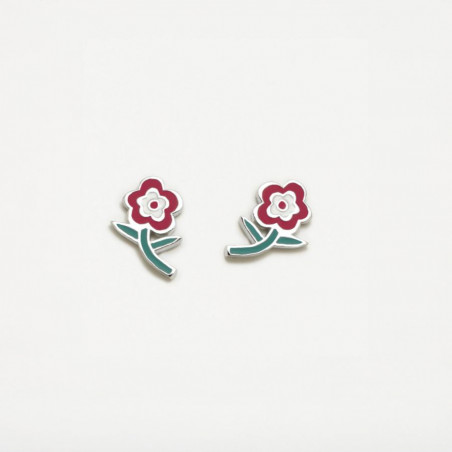 PENDIENTES GREEN FLOR BLANCA AGATHA RUIZ DE LA PRADA