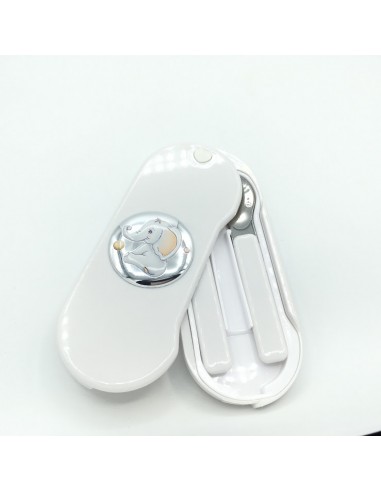 SET CUBIERTOS ELEFANTE SENTADO