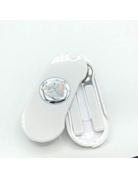 SET CUBIERTOS ELEFANTE SENTADO