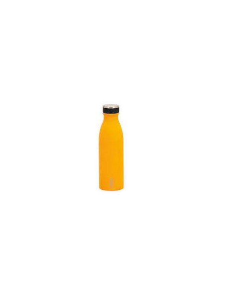 BOTELLA TÉRMICA TANDEM FLUOR ORANGE 500ML.