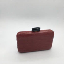 BOLSO DE FIESTA GRANATE