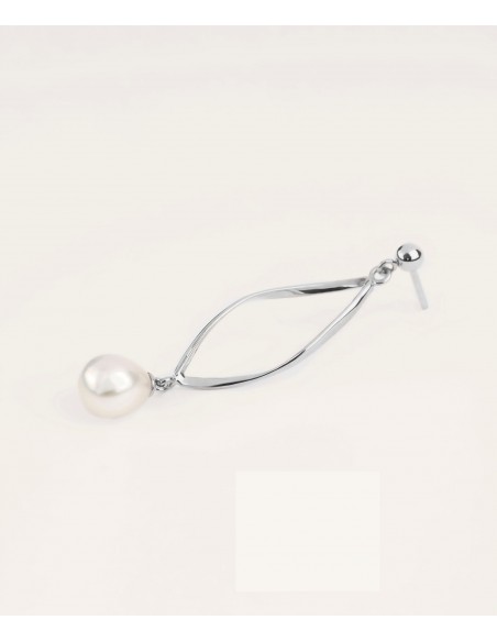 PENDIENTES CON PERLA CULTIVADA VIDAL & VIDAL PLATA DE LEY