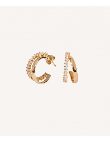 PENDIENTES ARO CIRCONITAS VIDAL & VIDAL