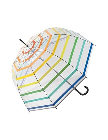 PARAGUAS TRANSPARENTE RAYAS BENETTON