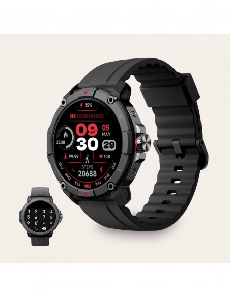 RELOJ INTELIGENTE SMARTWATCH COMPASS NEGRO