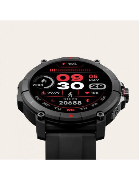 RELOJ INTELIGENTE SMARTWATCH COMPASS NEGRO