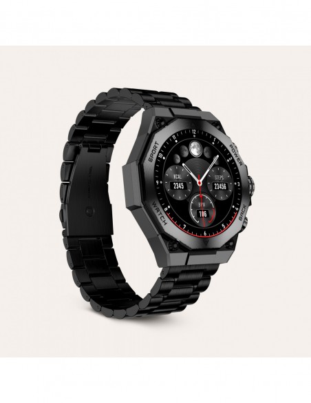 RELOJ INTELIGENTE SMARTWATCH TITANIUM NEGRO