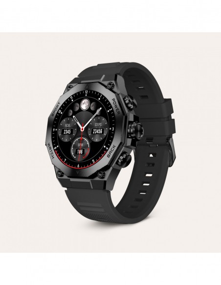 RELOJ INTELIGENTE SMARTWATCH TITANIUM NEGRO