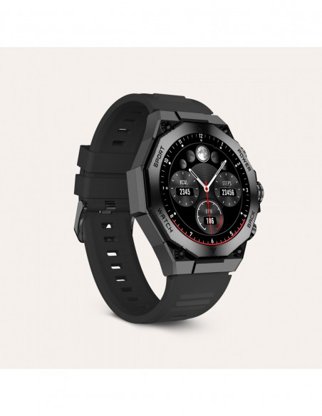 RELOJ INTELIGENTE SMARTWATCH TITANIUM NEGRO