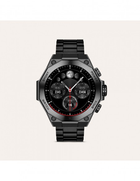 RELOJ INTELIGENTE SMARTWATCH TITANIUM NEGRO
