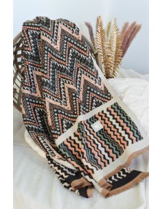 BUFANDA NOCO REVERSIBLE ZIGZAG