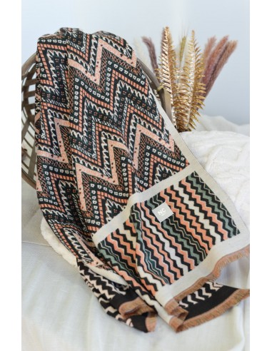 BUFANDA NOCO REVERSIBLE ZIGZAG