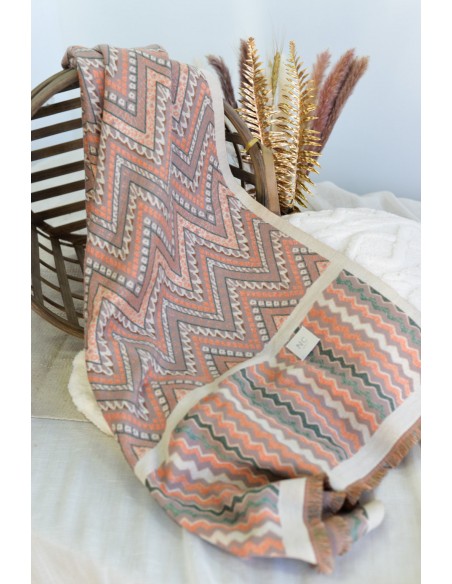 BUFANDA NOCO REVERSIBLE ZIGZAG