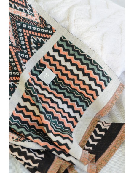 BUFANDA NOCO REVERSIBLE ZIGZAG